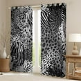 thumbnail image 2 of Castle Fairy Leopard Cheetah Print Curtains Pack Of 2 (42X84 Each) for Teen Boys Girls,Abstract Splash Curtains Blackout,Animal Print Bedroom Curtains,Breathable Home Decor, 2 of 6