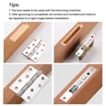 thumbnail image 3 of TFixol Wooden Door Hinge Hole Opener Hinge Positioning Slotter Multifunctional Hinge Lock Guide Plate Hole Opener with Spanner Bottom Cutter for Woodworking, 3 of 7