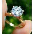 thumbnail image 5 of Moissanite Ring 2.50 ct D Color VVS1 , Brilliant Moissanite Ring, Anniversary Gift, Women's Ringï¼ŒEngagement Ring Gift for Her Promise Ring, 5 of 6