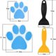 thumbnail image 2 of Non-slip Bathtub Stickers Adhesive Paw Print Anti-slip Appliques, 2 of 5