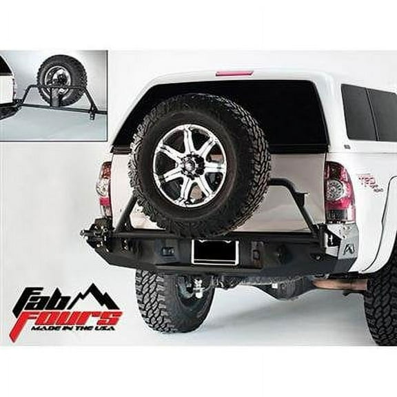 Fab Fours TT05-Y1351-1 Heavy Duty Rear Bumper Fits select: 2005-2015 TOYOTA TACOMA