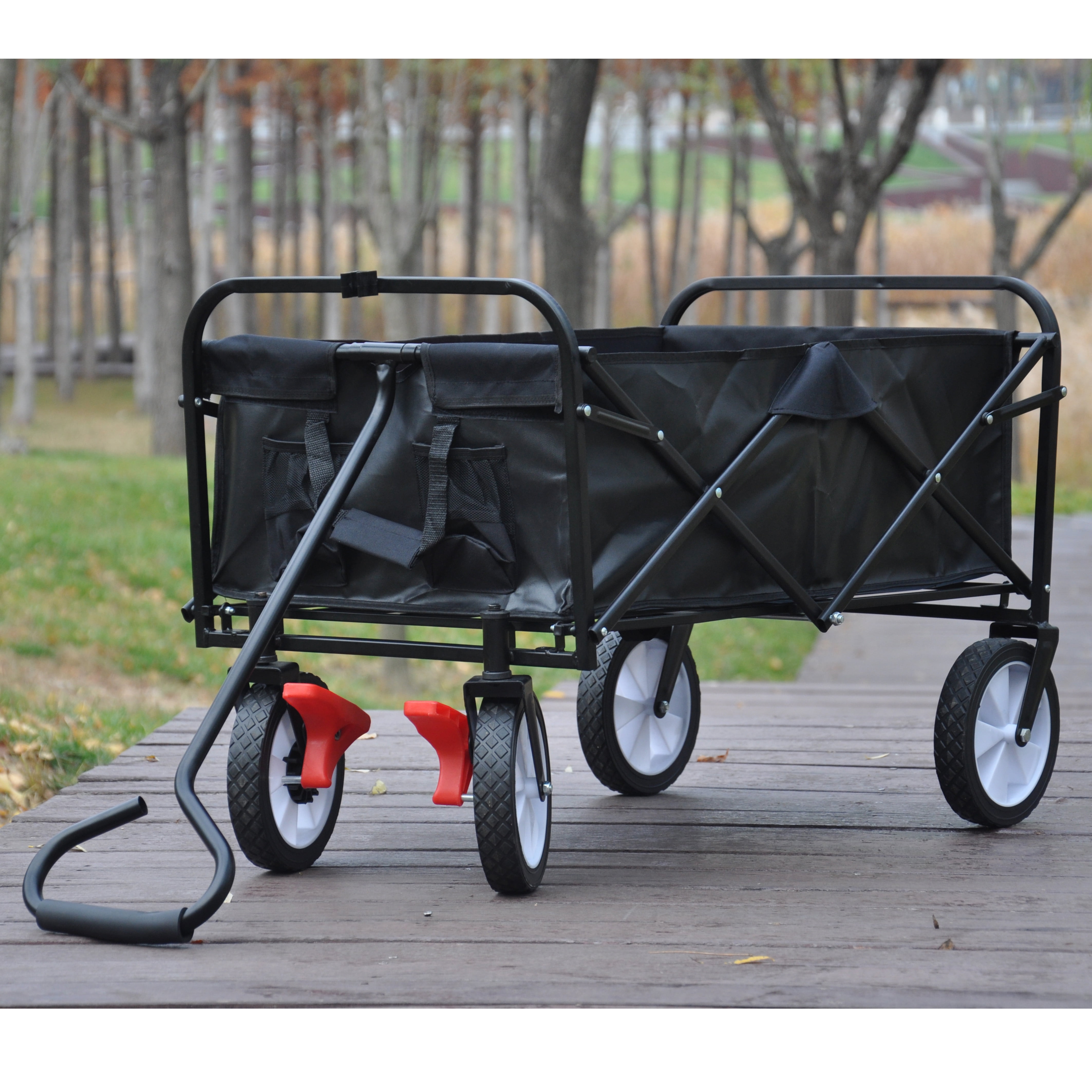 TIMBER RIDGE Convenience On Wheels: Heavy-Duty Collapsible Wagon
