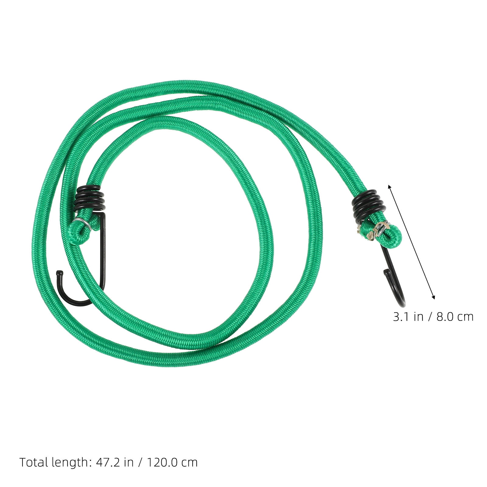 SEWOART 10Pcs High Elasticity Bungee Cords with Hooks Portable Outdoor Luggage Fixing Ropes