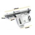 thumbnail image 4 of Heavy Duty Bolt Latch Gate Latches Safety Door Lock Stainless Steel Hardware, 4 of 7