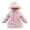Pink, variant on Krdevn Toddler Jackets Winter Outerwear Coat for Baby Girl Sweater Clothes,18-24 Months