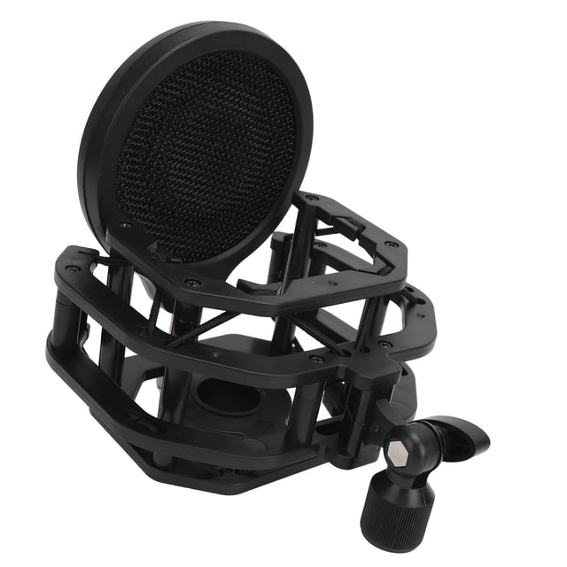 Filtro de Montaje de Choque de Micrófono, Paquete de Choque de Micrófono Diámetro Interno de 24 mm de 24 mm Fácil de Instalar Reducir Trill Para Grabar Estudio