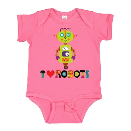 

Inktastic Robotics Team I Love Robots Gift Baby Boy or Baby Girl Bodysuit