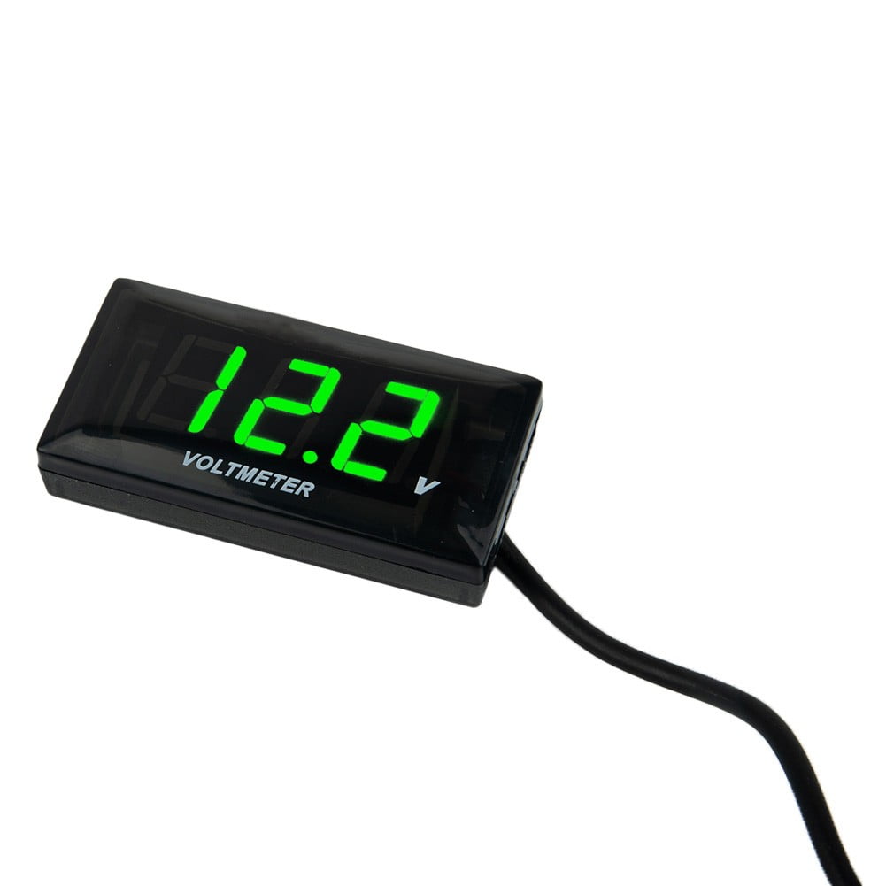 Dc 12V Led Digital Monitor Volt Meter Display Battery Gauge Voltage  Caravan/Car 