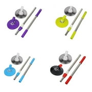 Mop Pole Hand Pressure Rotating Sweeper Rod Stainless Steel Bucket Piers Cloth Accessories Cleaning Floor Tools