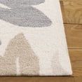 thumbnail image 3 of SAFAVIEH Jardin Aiden Leaves Area Rug, Ivory/Brown, 6' x 6' Square, 3 of 10