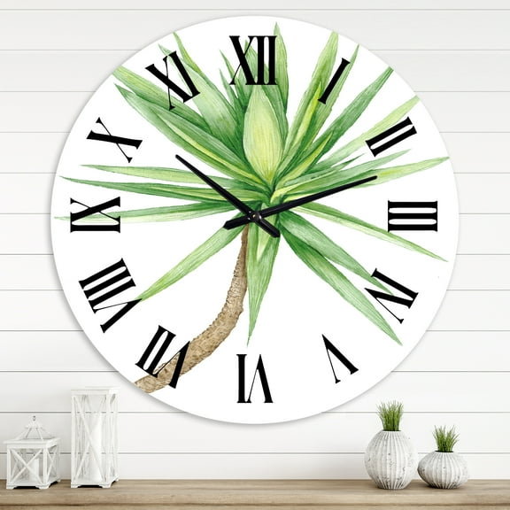 Designart 1 in Quartz Traditional Wall Clock