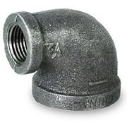 Supply Giant BMRL0340 Black Malleable Reducing Elbow Fitting for High Pressures with Female Threaded Connections, 3/4" x 1/8"