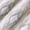 thumbnail image 3 of No. 918 Sora Print Ikat Ogee Semi-Sheer Grommet Curtain Panel, Blush, 40x95, 3 of 5