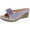 Lilac, variant on Good Choice Womens Juliet Faux-Leather Perforated Wedge Sandals