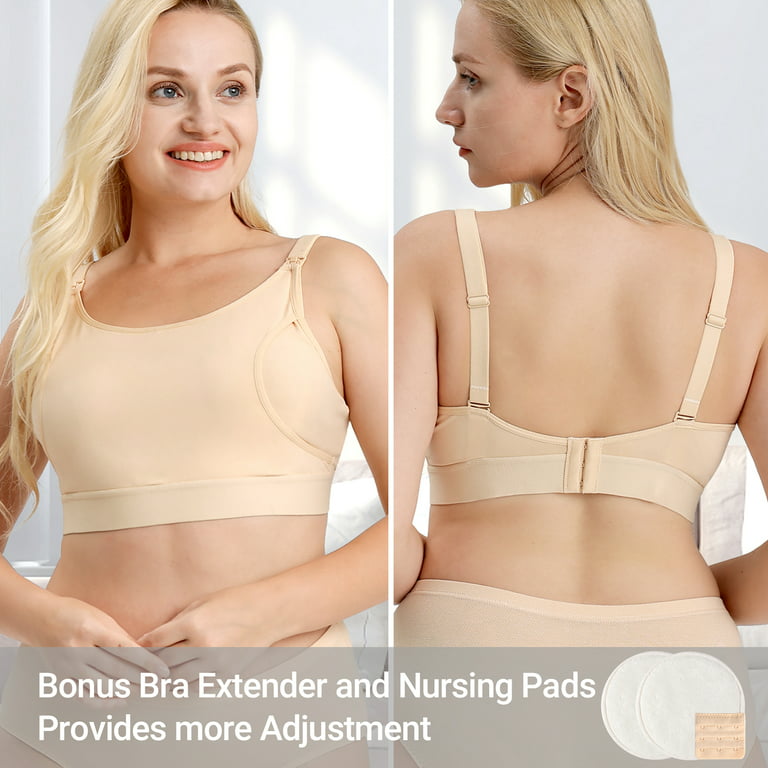 Hands Free Pumping Bra Hands-Free Breast Pump Bra Nursing Bras for Pumping  Adjustable Breast-Pumps Holding and Nursing Bra,Beige,XX-Large, Beige,  XX-Large : : Clothing, Shoes & Accessories