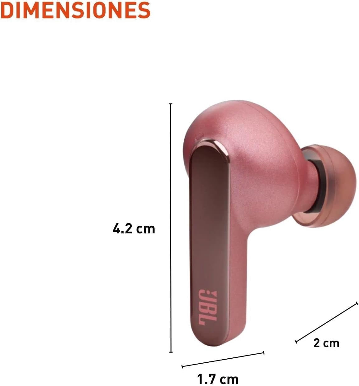 Open Box JBL Live Pro 2 TWS - True wireless Noise Cancelling earbuds - Rose