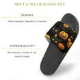 thumbnail image 3 of GZHJMY Stylish Slides for Women Men, Halloween Evil Pumpkin Soft Flexible Slip-on Sandals Slippers, 3 of 7