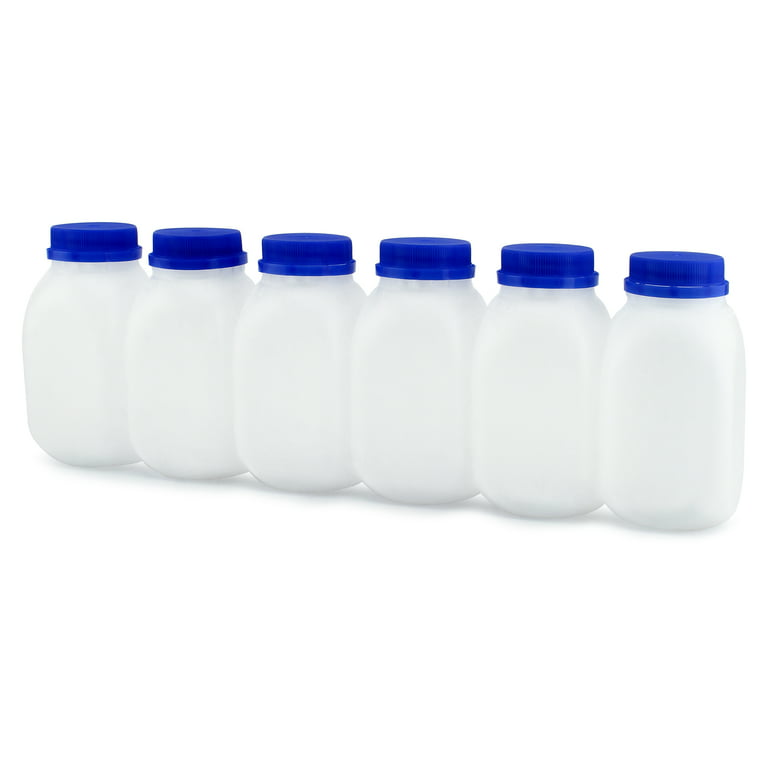 12-Pack, 8-oz. Clear Empty Juice Bottles