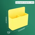 thumbnail image 3 of Yonrjhukm Magnetic Pencil Organizer, Multi-functional Chalkboard Storage Box, Durable Plastic Pen Case with Strong Magnets for Clutter-Free Desk, Ideal for Pens, Pencils, and Chalks, 3 of 5