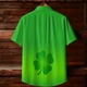 thumbnail image 3 of Ceisia St. Patrick's Day Men's Unisex Hawaiian Shirt | Summer Beach Casual Short Sleeve Button Down Gift Printed Top, 3 of 9