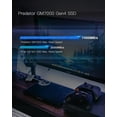 thumbnail image 3 of Acer BL.9BWWR.107 Predator GM7000 4TB 7400 RPM NVMe Gen4 Gaming Internal SSD Drive for PS5, 3 of 9