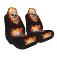 thumbnail image 2 of Pofeuu Satanic Skull Print Automotive Car Seat Covers Flat Cloth Full Set Seat Covers,Car Seat Covers front seats for Cars Trucks and SUVs-2 PCS, 2 of 9
