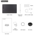 thumbnail image 2 of Graphics Tablet,Pen Nibs 8192 Stylus 8 Pen Nibs 8192 Pressure Android 9.8''x 6.1'' 10 Compatible With Tablet Art Creation 8 Pen Nibs With Battery-free Stylus Creation With Battery-free, 2 of 7