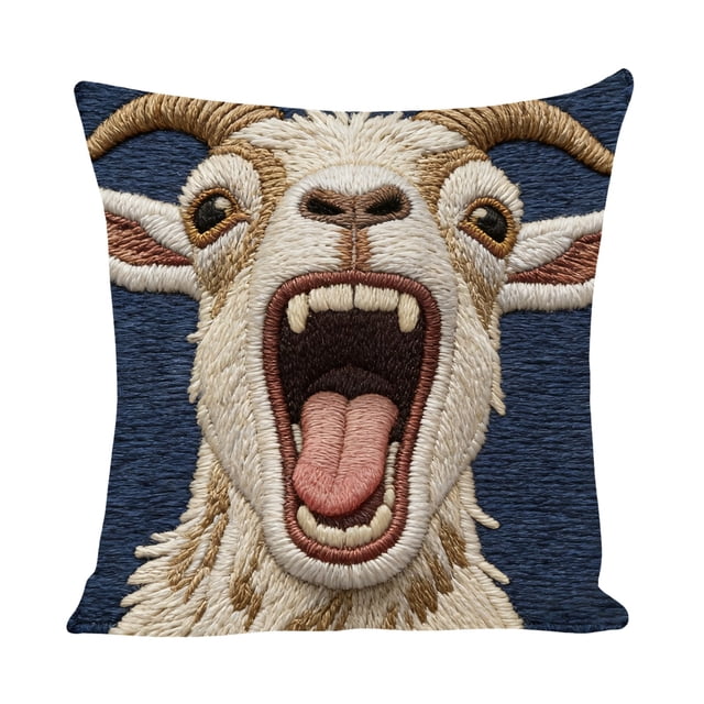 zhangmingg Decorative Patterned Pillow Cover Insertable for Sofa Bed Living Room Protector