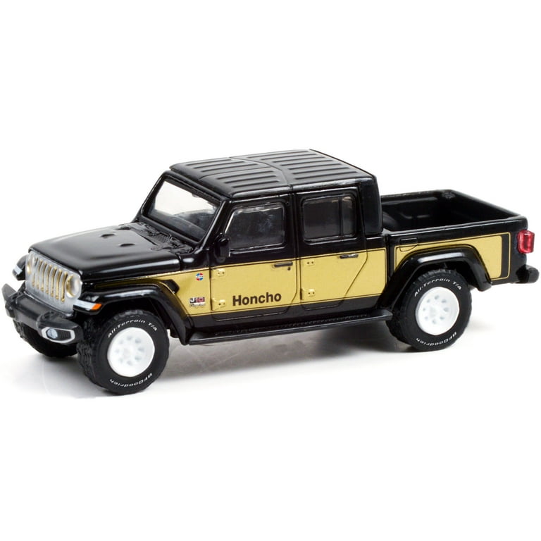ミニカー GREENLIGHT jeep2020 Diecast 2020 Jeep Gladiator Pickup Truck Black and Gold