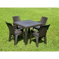 thumbnail image 6 of Sanchia Eterna Rattan Square Table Color Brown for Adults, Outdoors, 6 of 7