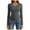 Dark Gray, variant on Mifsaly Layering Tops for Women V-Neck Long Sleeve Slim Fit Crop Top Business Travel Stretchy Basic Tight-Fitted Blouse Fall Winter Thermal Undershirts
