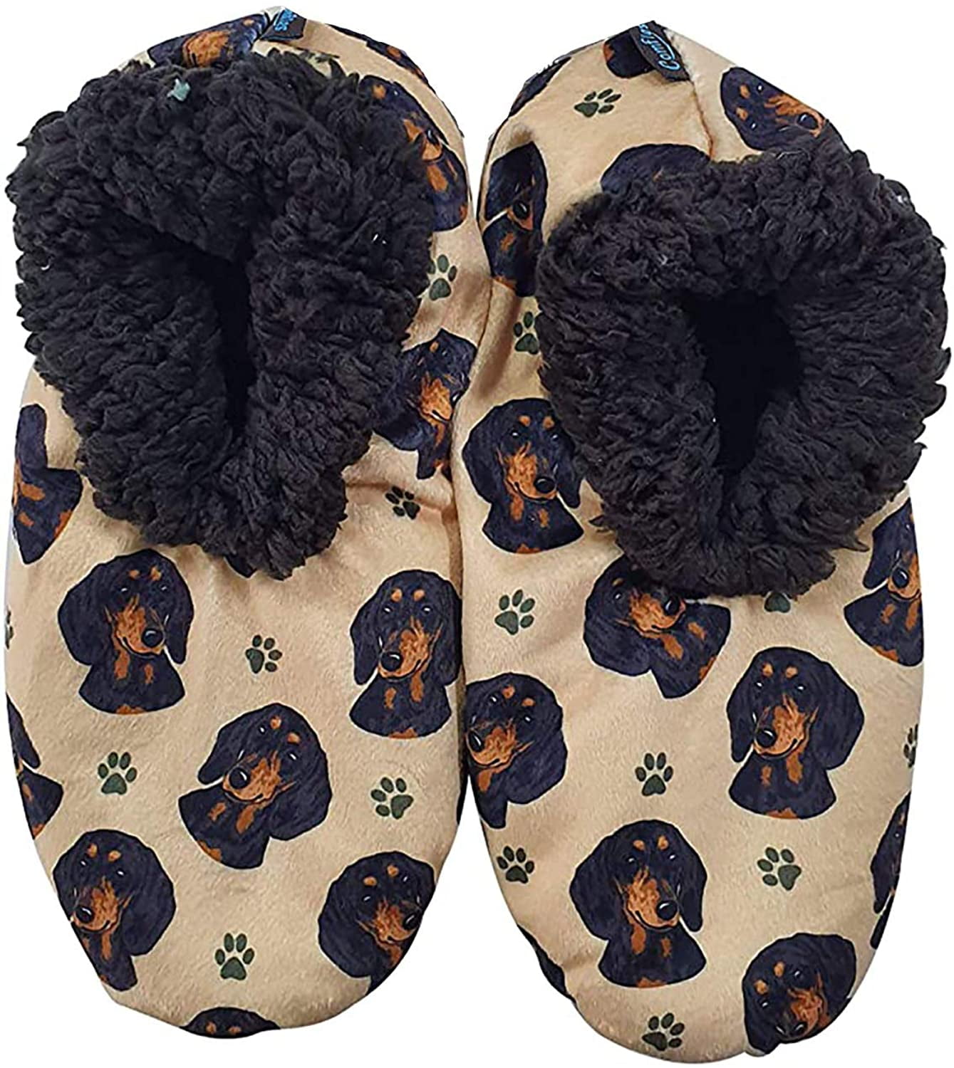 dachshund slipper socks