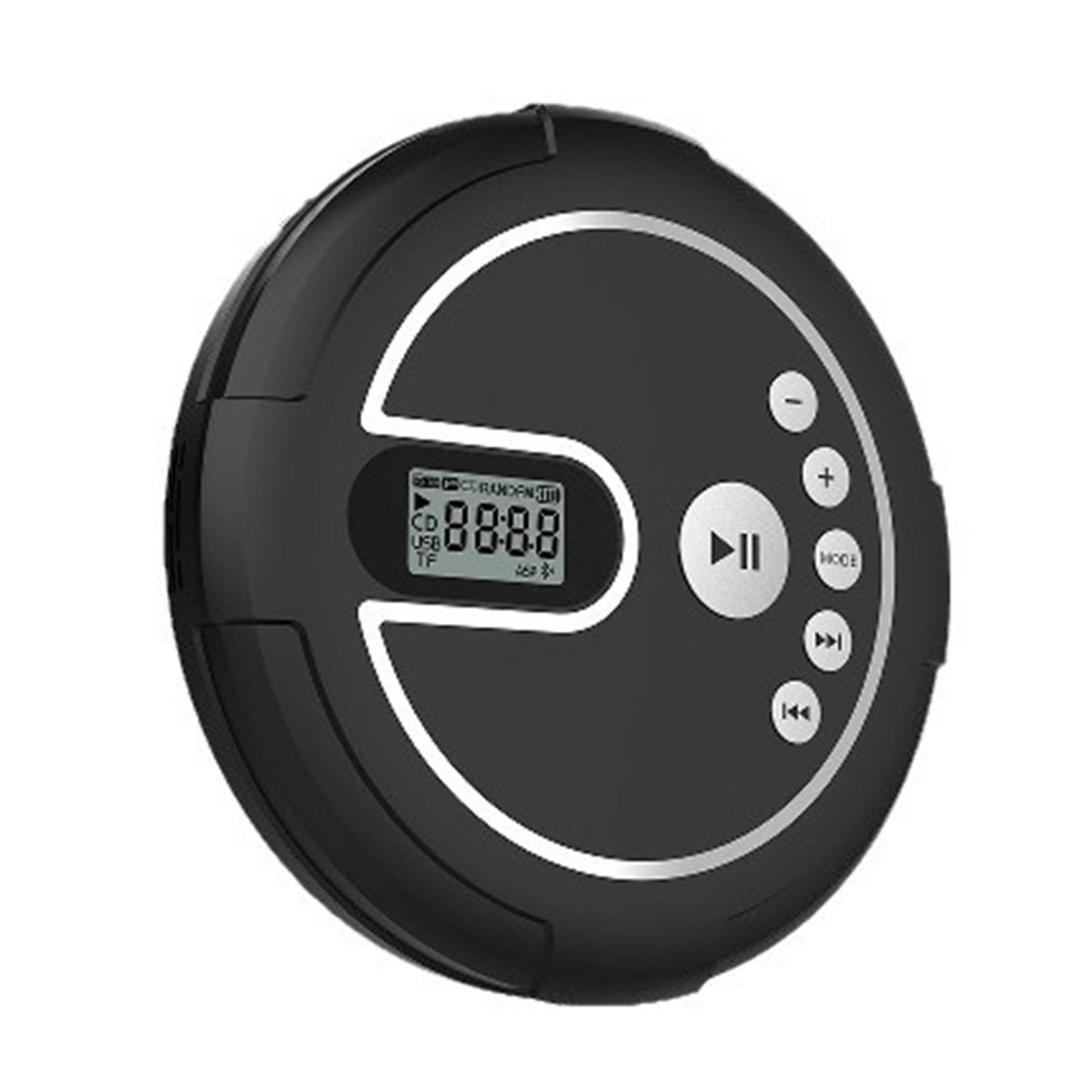 HiFi Portable CD Player Bluetooth Memory Card Reader FM Radio Ideal for Audiophiles and Students