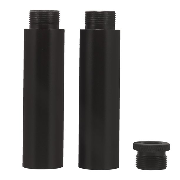 1 juego de tubo de extensión para soporte de micrófono, kit adaptador de micrófono, tubos de extensión para micrófono, extensor de soporte de micrófono