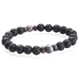 thumbnail image 3 of Pulsera de cuentas Sunnimix de piedra natural de Buda tibetano 8 mm gris, 3 of 8
