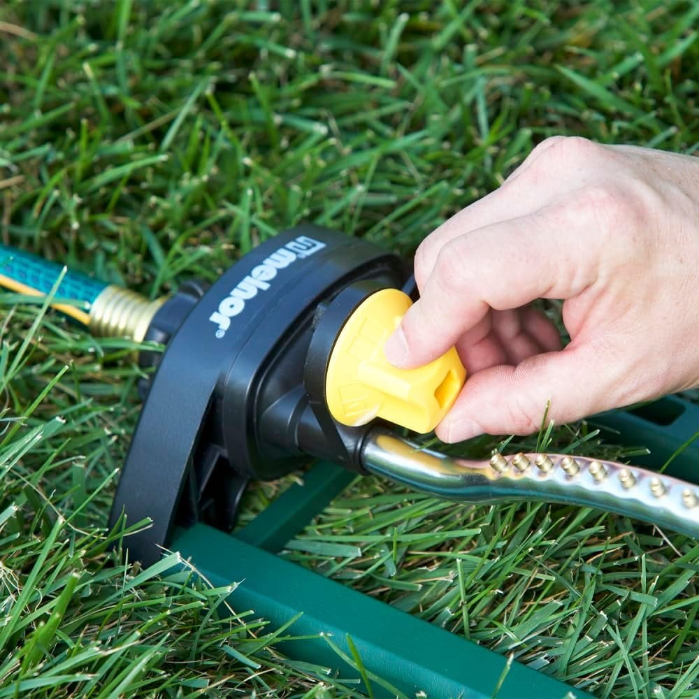 Melnor Oscillating Sprinkler - 3400 Sq Ft Coverage - Multicolor