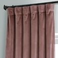 thumbnail image 3 of Half Price Drapes Signature Rosehip Plush Velvet Hotel Blackout Curtains (1 Panel), 50W X 96L, 3 of 6