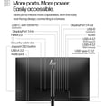 thumbnail image 6 of HP Series 5 Pro 527pm 27" QHD IPS Monitor With 5ms Response Time, Anti Glare, Flicker Free, Pivot, VESA Mount (100mm), Displayport, HDMI & Dockztorm USB Port Expander, Jet Black (9E0Y9UT#ABA) 2 Pack, 6 of 7