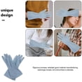 thumbnail image 3 of Oil Resistant Long Gloves Kitchen Dishwashing Gloves Ideal For Household Cleaning L Sized Comfortable 12 Pairs, 3 of 5