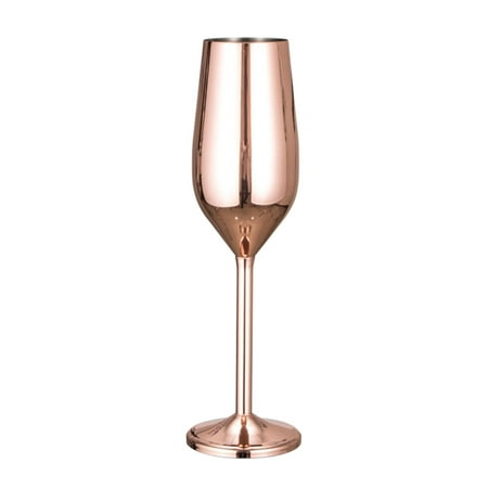 

Champagne Flute Glasses Stemware Bottle Vintage Style Drinking Decoration Drinkware Goblet Cup for Dining Room Centerpieces Tabletop Bar Copper