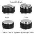 thumbnail image 4 of DIBTSA Distributeur de Café 53mm et Pilon Double Tête Niveleur de Café Professionnel Profondeur Réglable Pilon à Main Espresso (53mm), 4 of 4