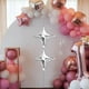 thumbnail image 2 of 20 piezas 10 pulgadas globo de papel de aluminio pequeño globo Shuriken suministros para fiestas globos decorativos (plata), 2 of 3