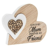 Mother's Day Gifts, Wooden Happy Mother's Day, Always My Mum Forever My Friend Wood Sign, Mother's Day Farmhouse Table Decor, Table Sign Home Decor