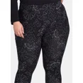 thumbnail image 5 of Terra & Sky Women's Plus High Rise Leggings, 27” Inseam, Sizes 0X-4X, 5 of 5