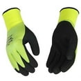thumbnail image 3 of Kinco Hydroflector Men's Knit Wrist Cuff Waterproof Gloves Black/Green M 1 pair, 3 of 6