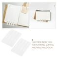 thumbnail image 3 of Minkissy 2 Sets Adhesive Tabs Page Tabs White BOPP Secure Attachment For Readers Notebooks, 3 of 8