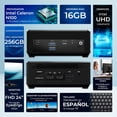 thumbnail image 2 of Computadora Mini PC MSI CUBI Intel Celeron N100 16GB SSD 256GB Monitor 24 Teclado Mouse WiFi Bluetooth Ideal Para Punto de Venta, 2 of 5