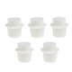 thumbnail image 1 of Tapa de Tapa de Cono de Tapón de Botella de Silicona Soledad Blanco 30-34 mm, 1 of 8