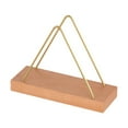 thumbnail image 1 of Servilletero triangular de madera para papel de seda, ideal para cocinas de estilo rústico. 16x55x13cm, 1 of 9