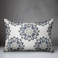 thumbnail image 3 of Creative Products Blue Medallions on White 14x20 Indoor / Outdoor Pillow, 3 of 3